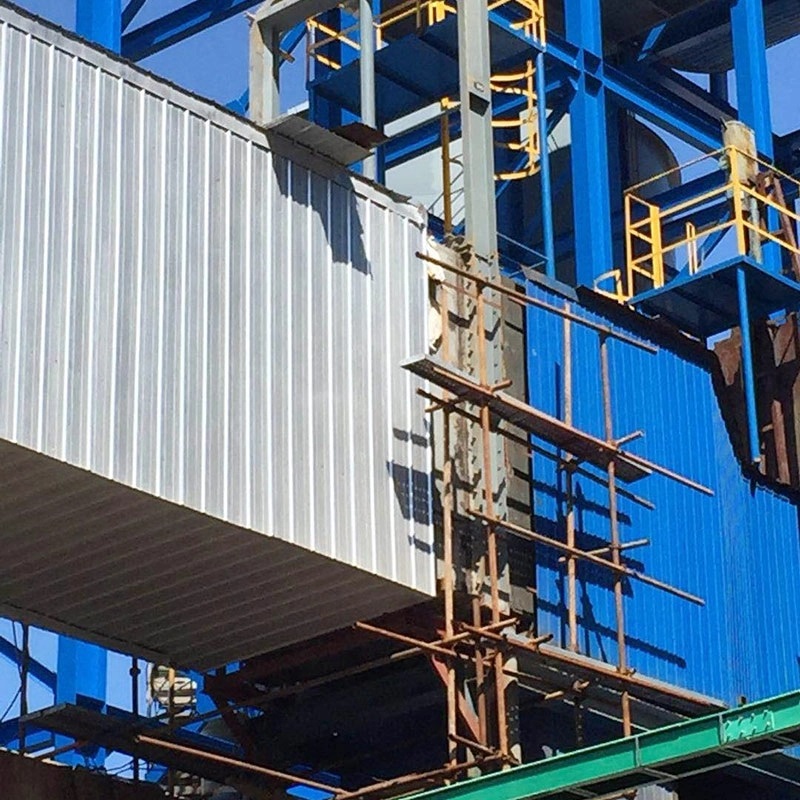 Электрогидравлическая дверца отсекателя дымовых газов